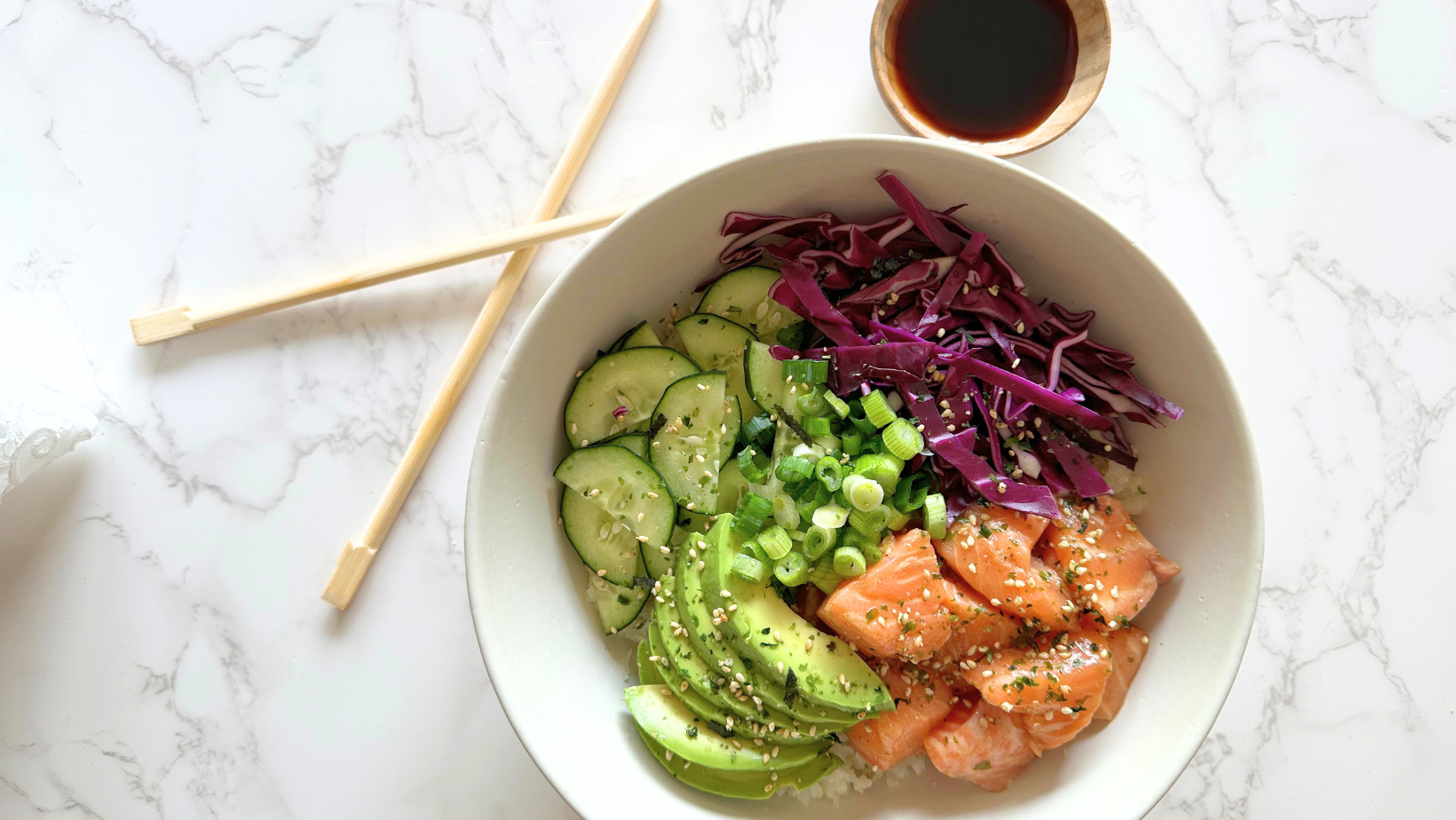 Salmon Poke Bowl – Sarah Wragge Wellness