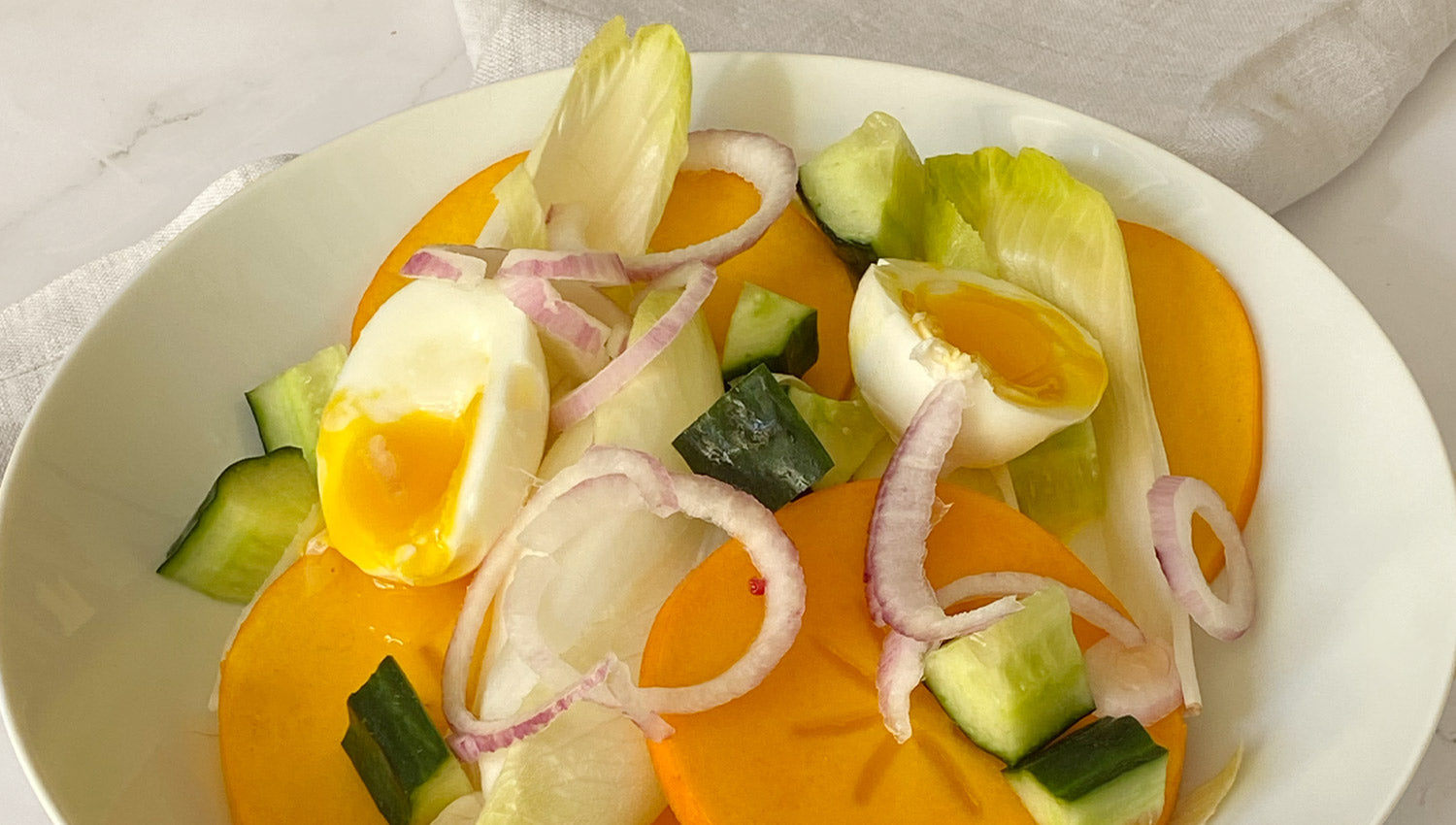 Persimmon and Endive Salad