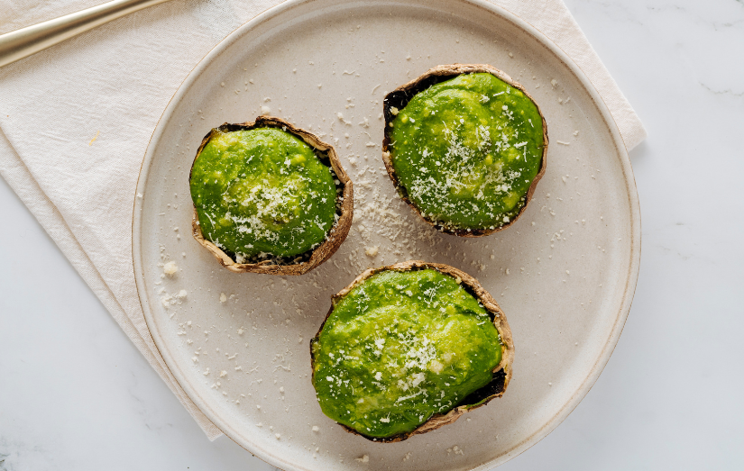 Spinach and Ricotta Stuffed Mushrooms – Sarah Wragge Wellness