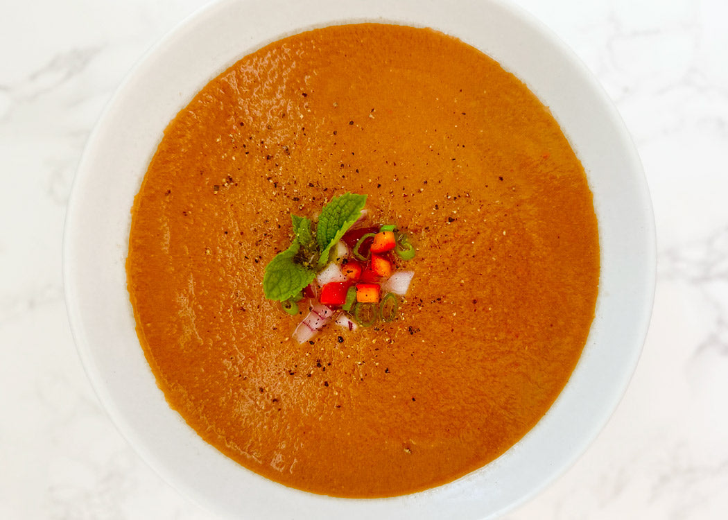 Gazpacho Style Watermelon Soup – Sarah Wragge Wellness