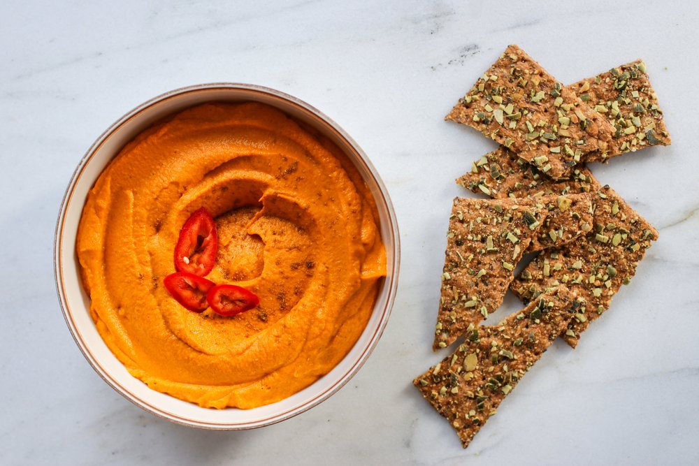 Curried Roasted Carrot Dip
 &ndash; Sarah Wragge Wellness