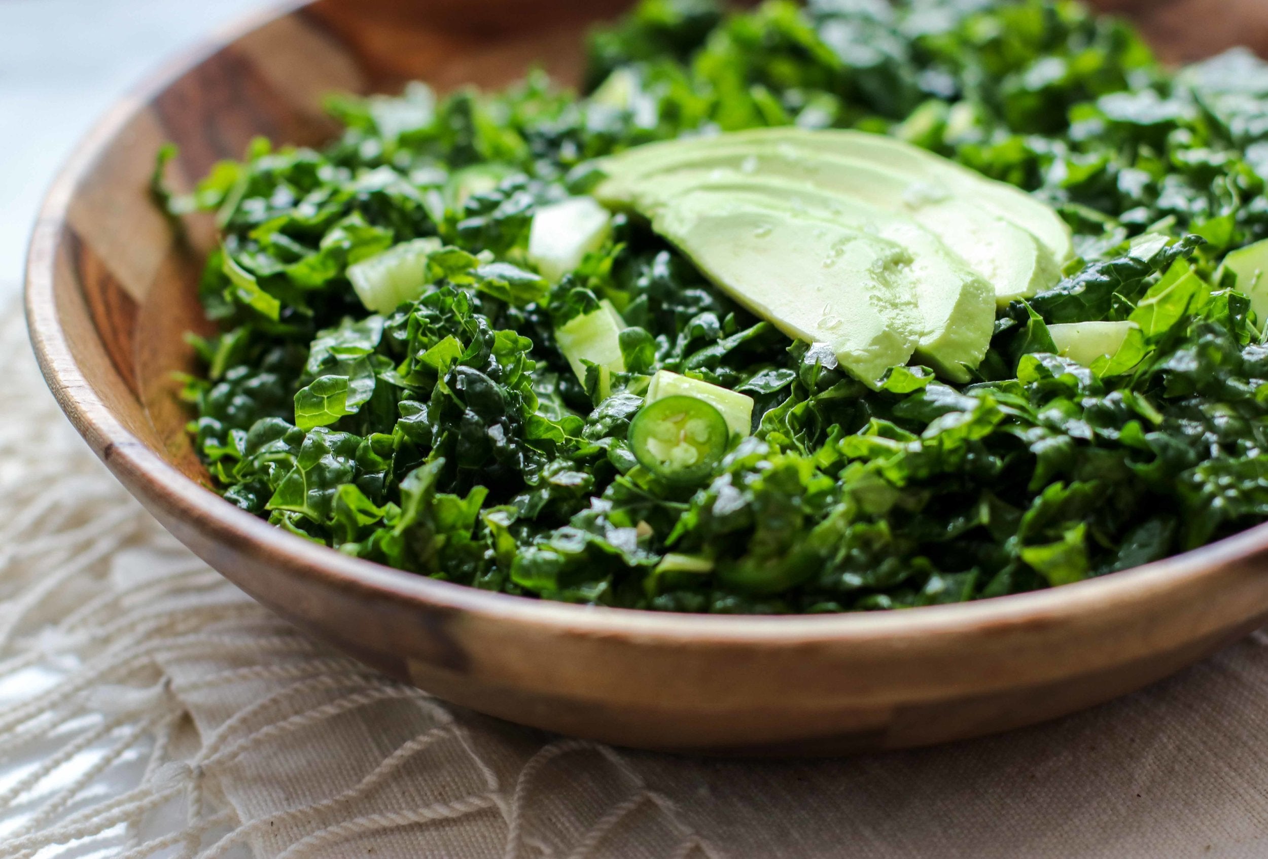 South End's "Not-Juiced" Kale Salad