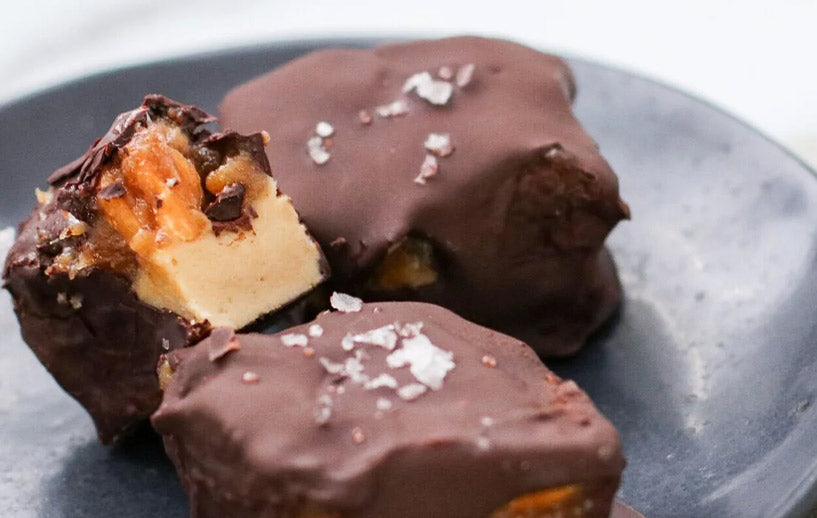 Healthy Vegan, Paleo Snickers Bites – Sarah Wragge Wellness