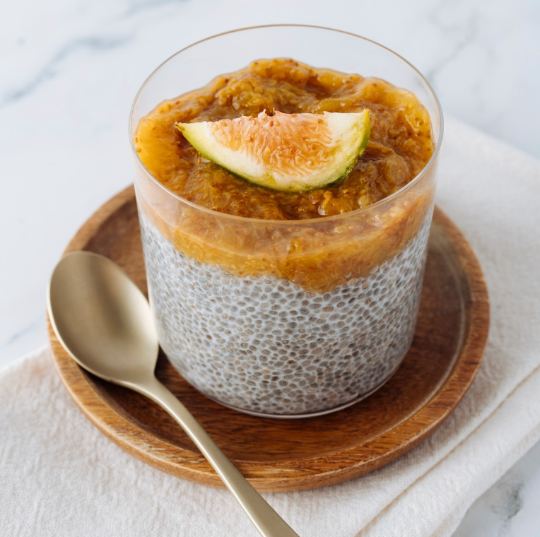 Chia Pudding with Fig Compote
 &ndash; Sarah Wragge Wellness