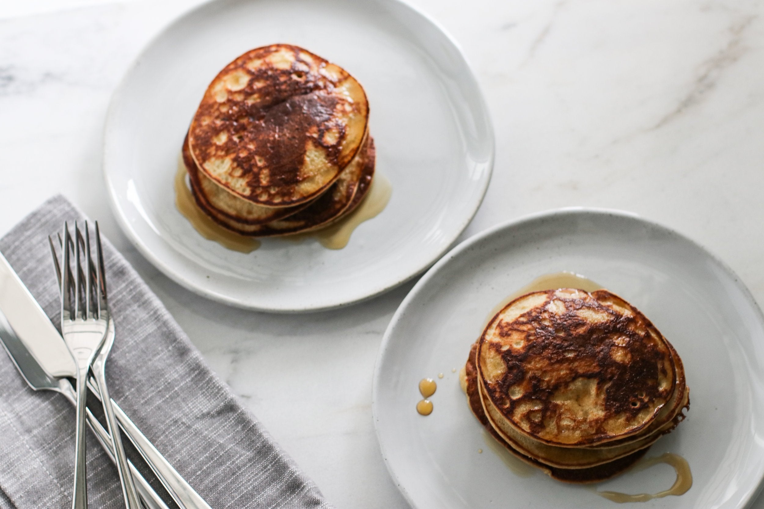 Banana Blender Pancakes