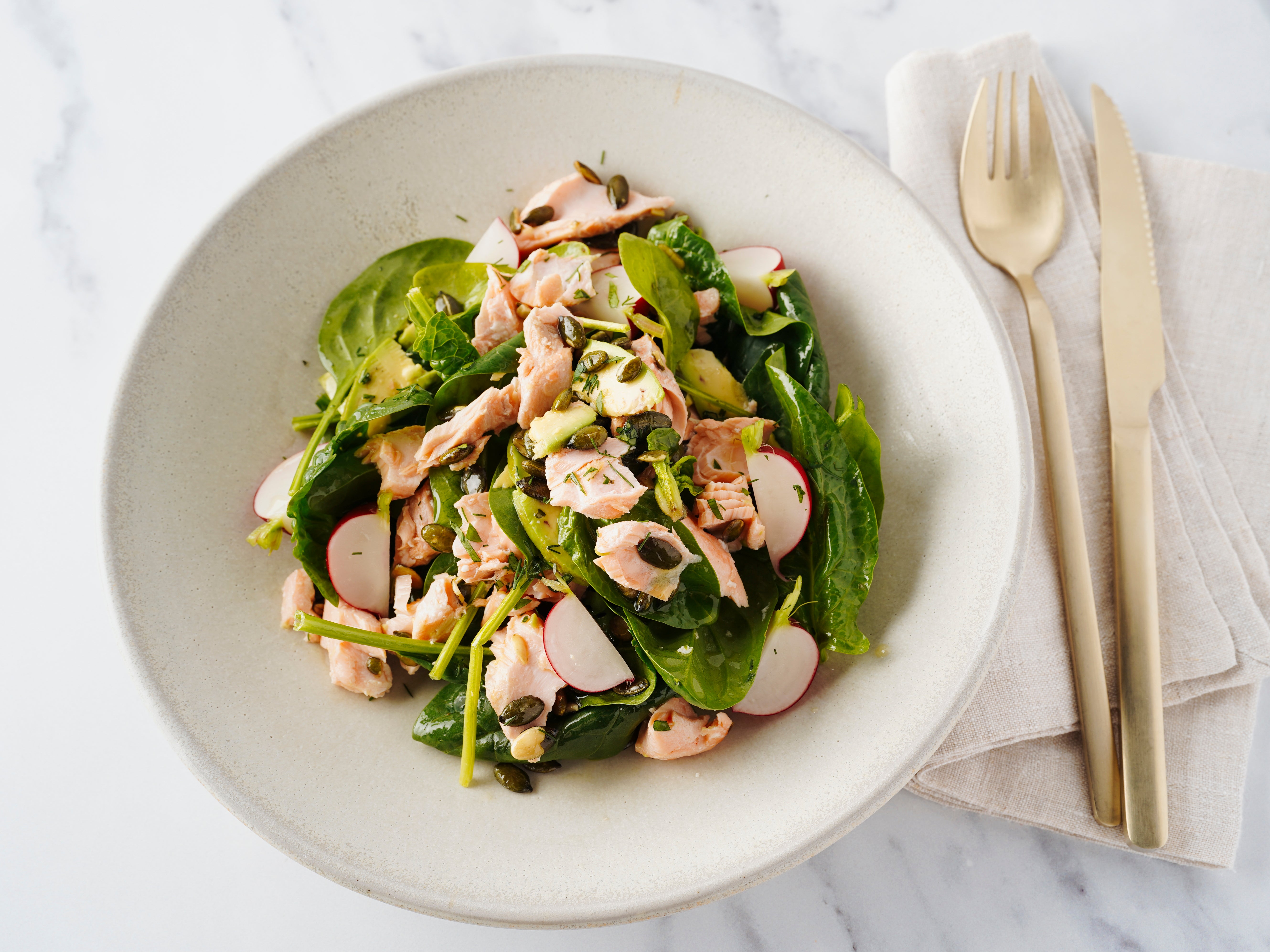 Fall Salmon Salad – Sarah Wragge Wellness