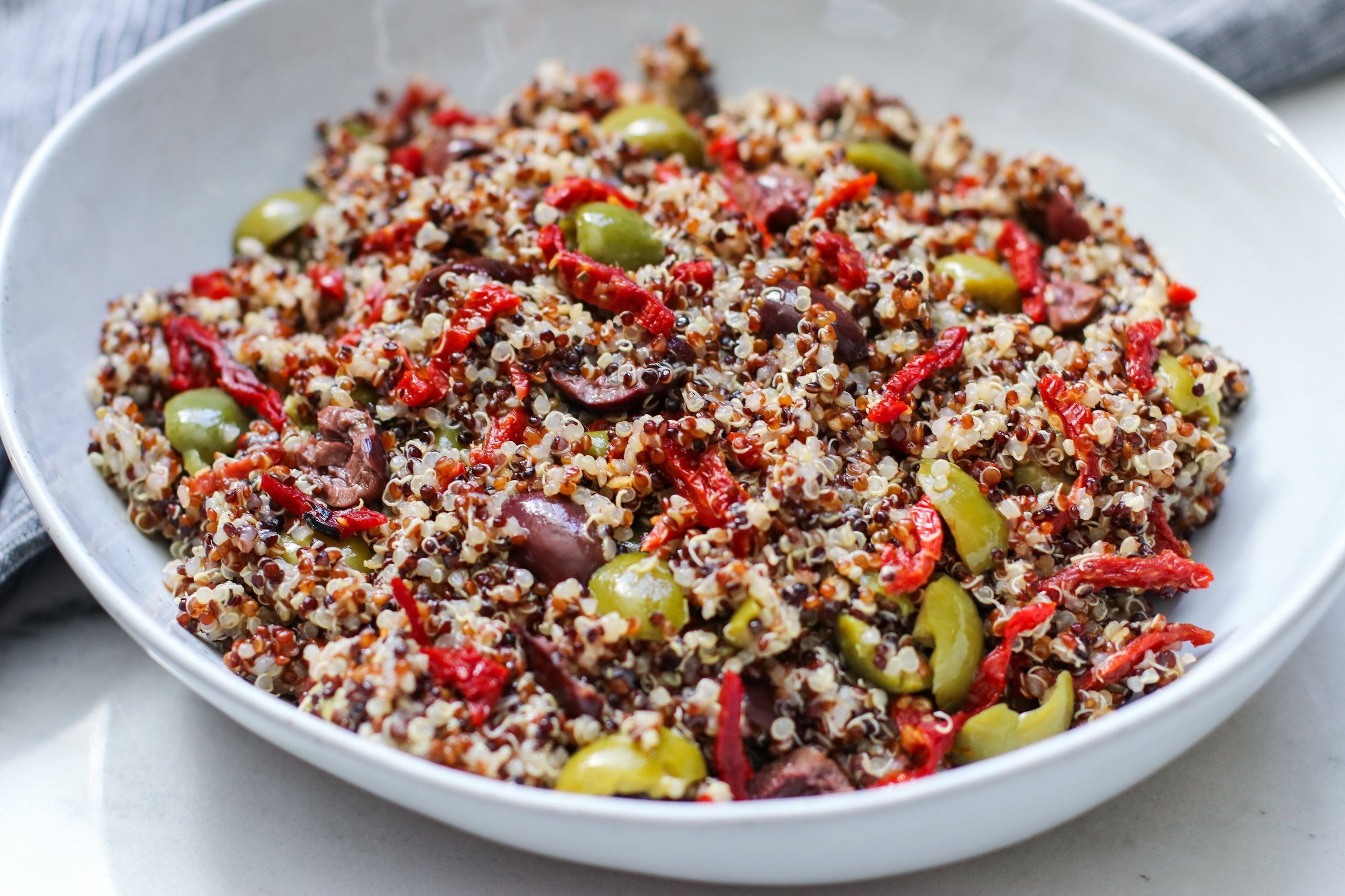 Quinoa with Sundried Tomatoes and Olives Sarah Wragge Wellness