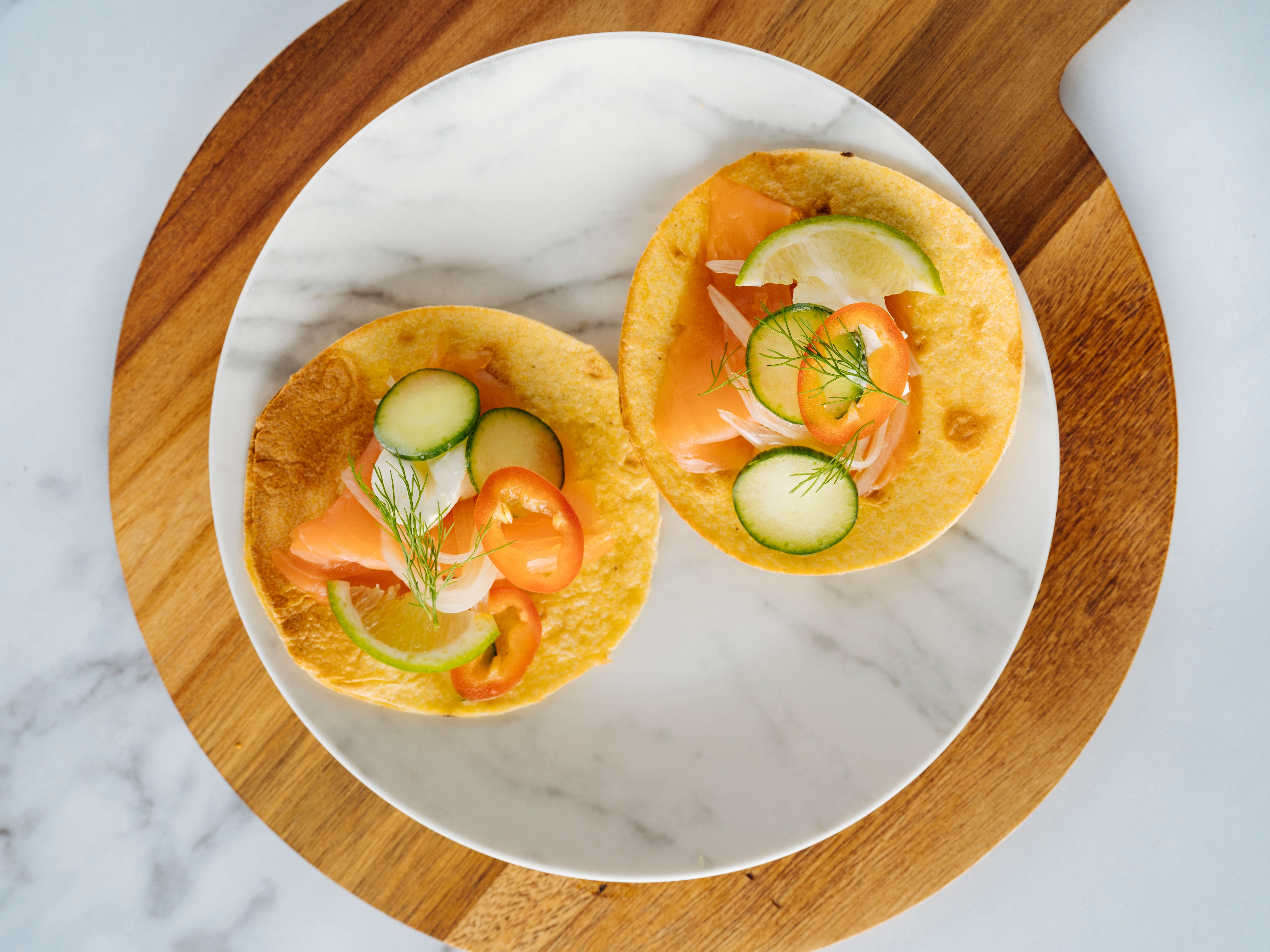 Marinated Salmon Taco – Sarah Wragge Wellness