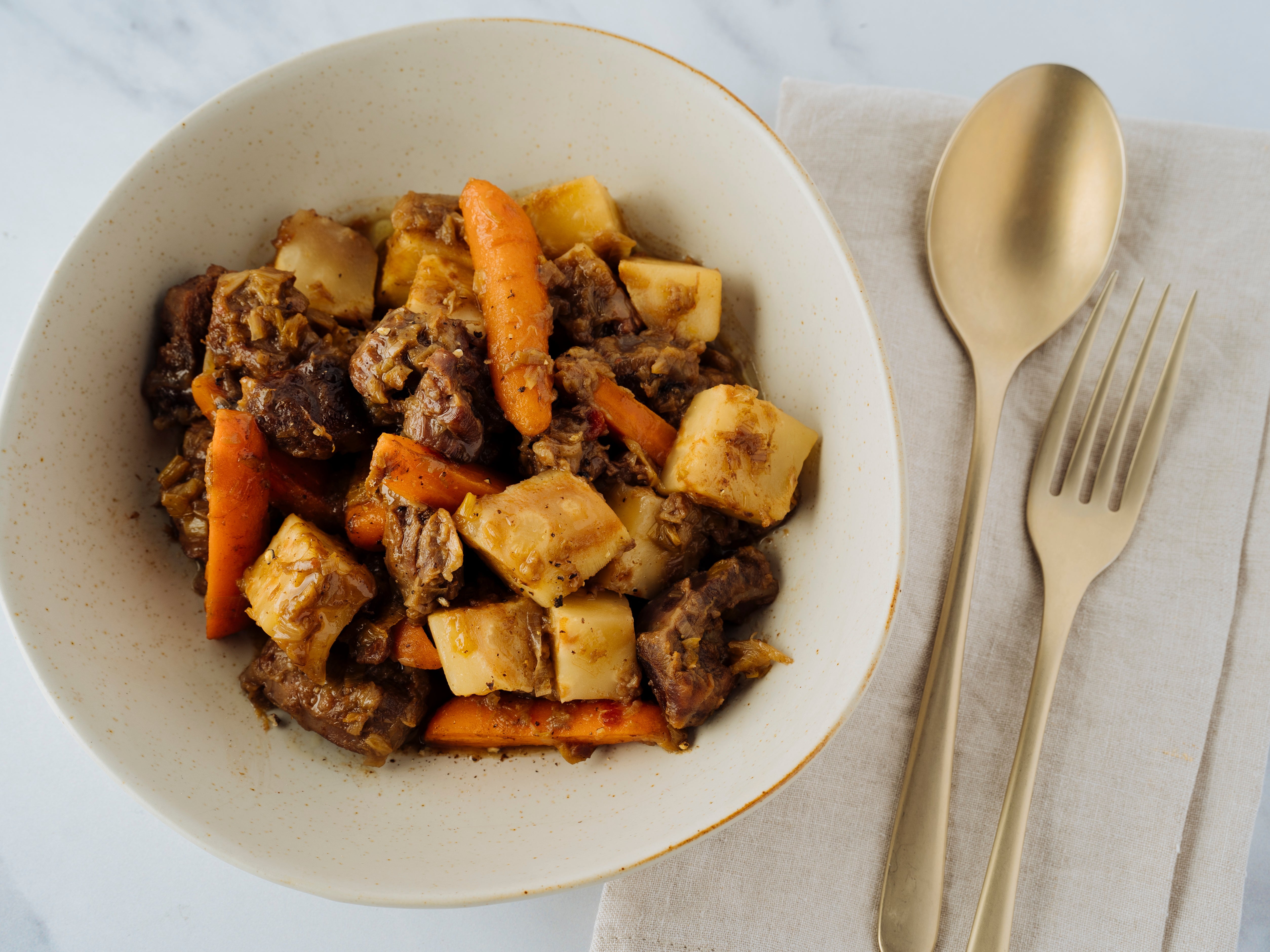 Peppered Beef Stew With Root Veggies
 &ndash; Sarah Wragge Wellness