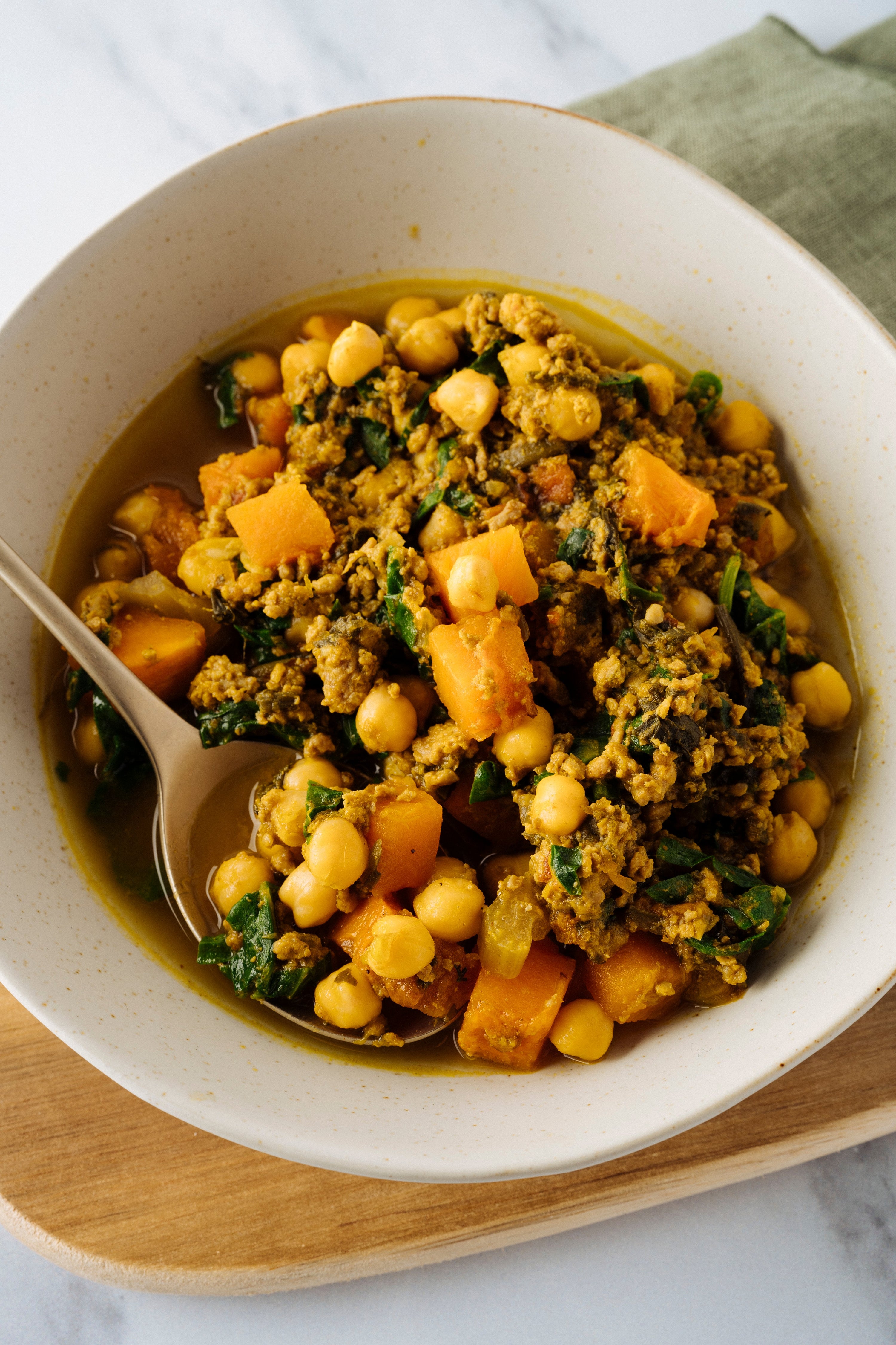 Slow Cooked Turkey Ginger Turmeric Chili