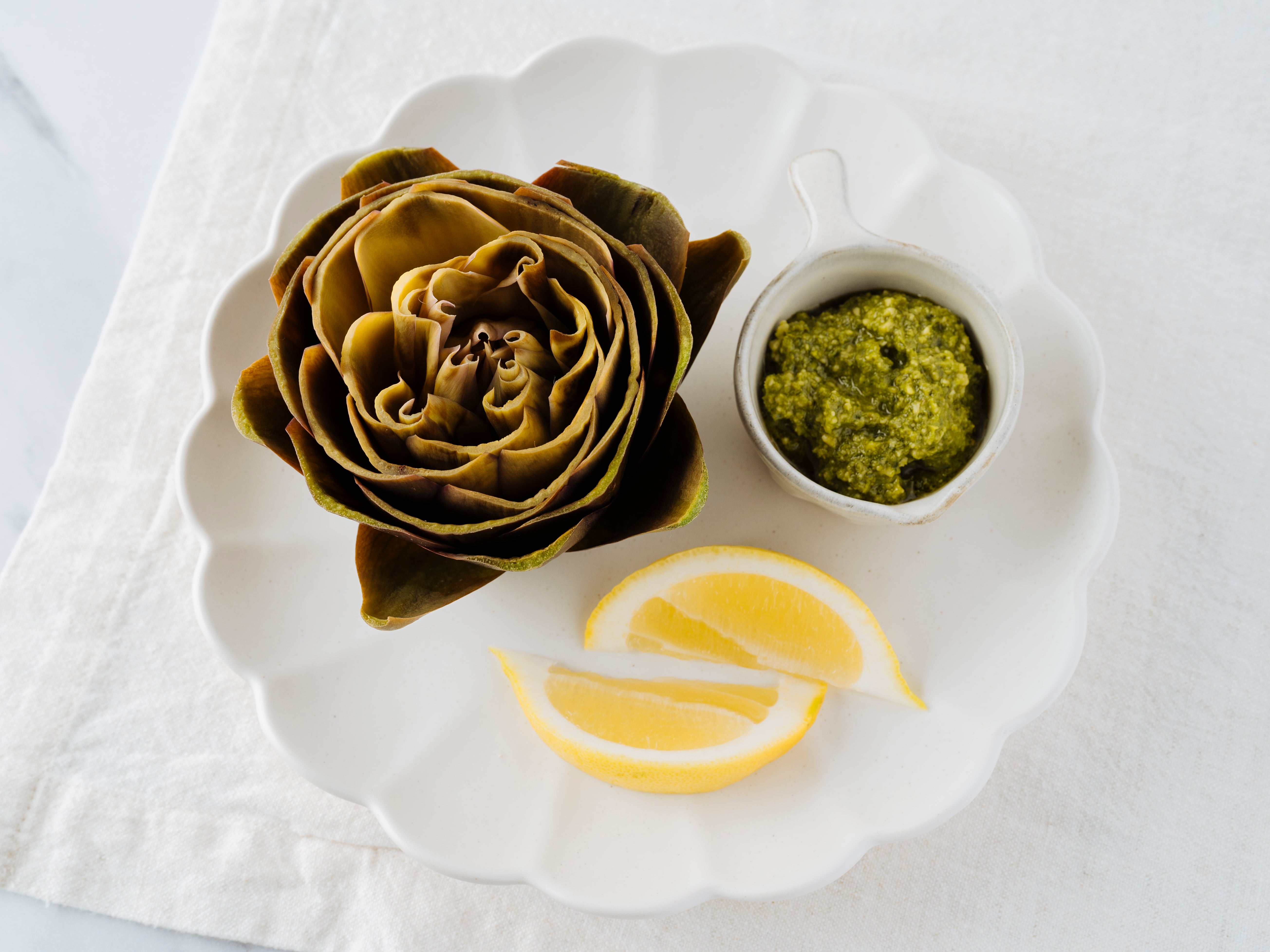 Steamed Artichokes with Salsa Verde – Sarah Wragge Wellness