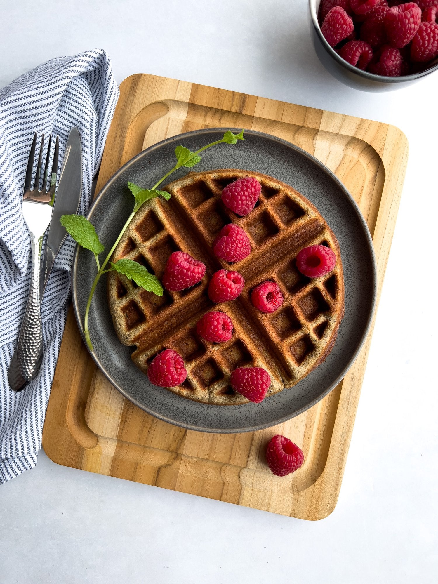 Wild Blueberry Grain-Free Waffles
 &ndash; Sarah Wragge Wellness