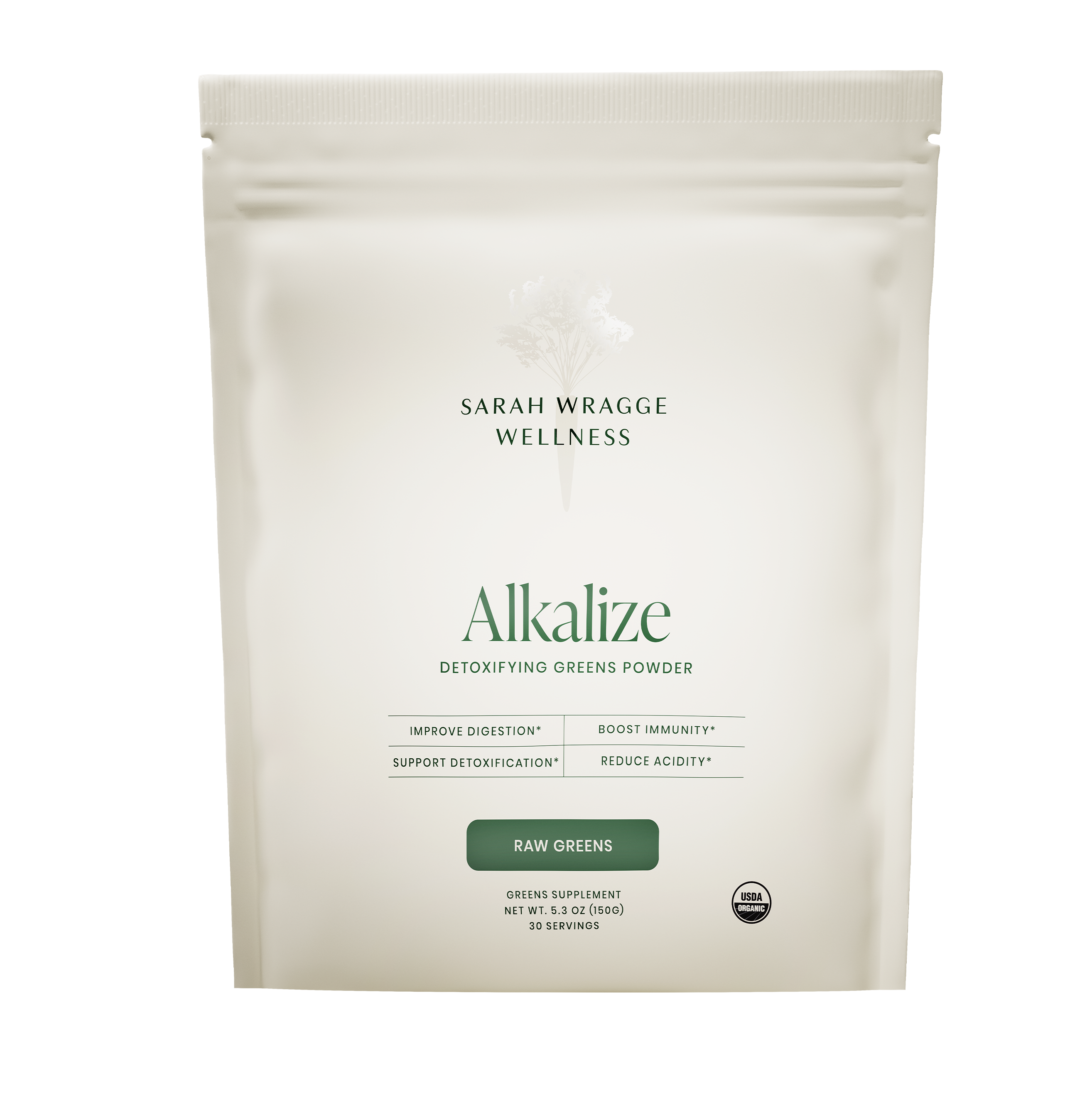 SWW® Alkalize Detoxifying Greens Powder