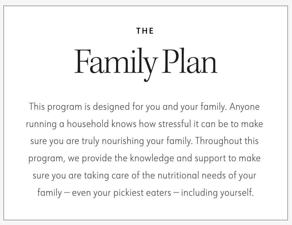 The Family Plan