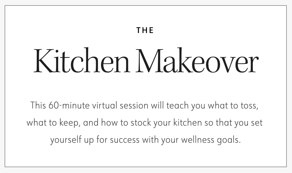 The Kitchen Makeover