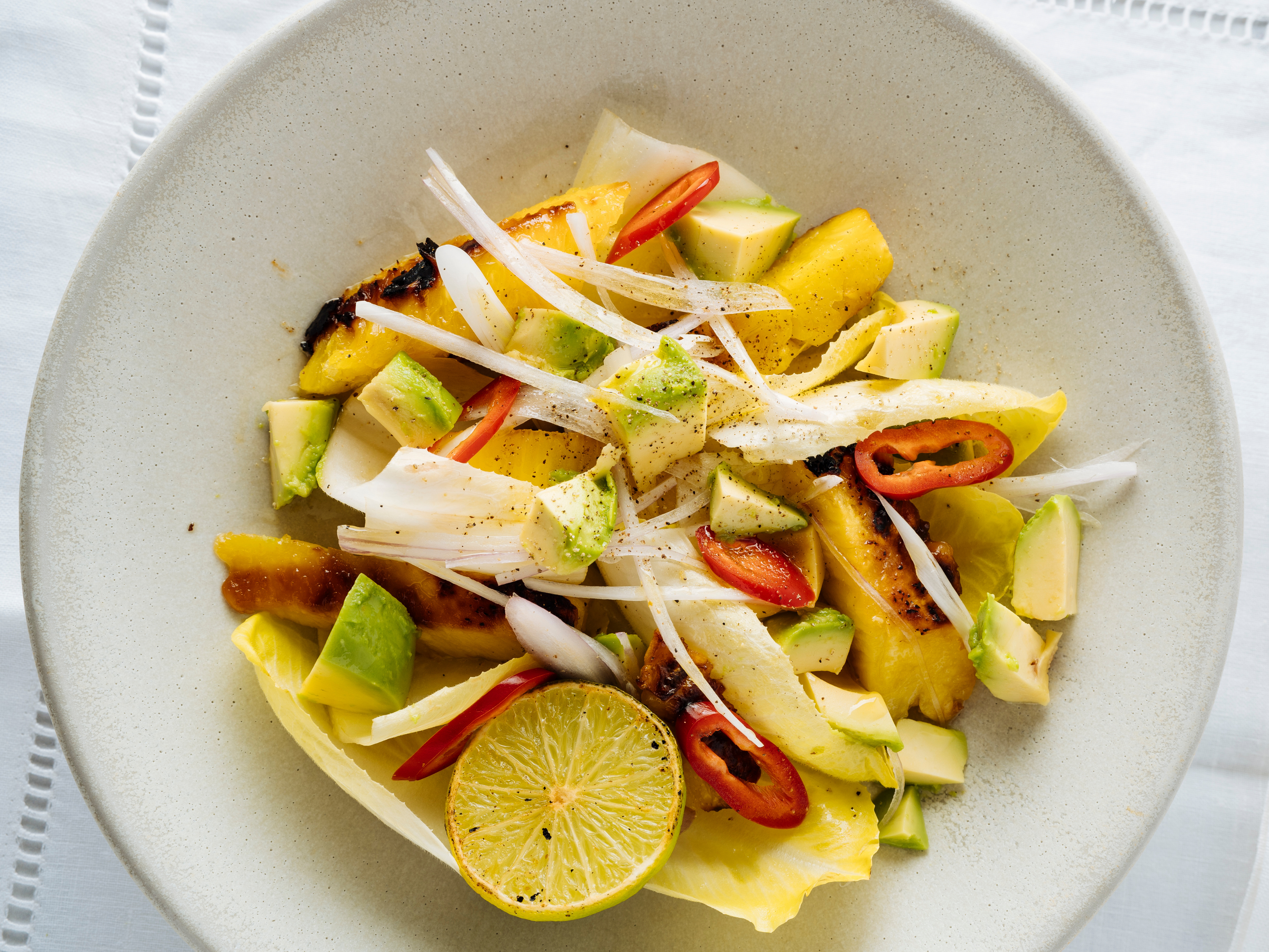 Pineapple and Endive Salad