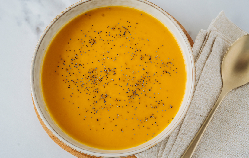 Poppyseed Acorn Squash Soup