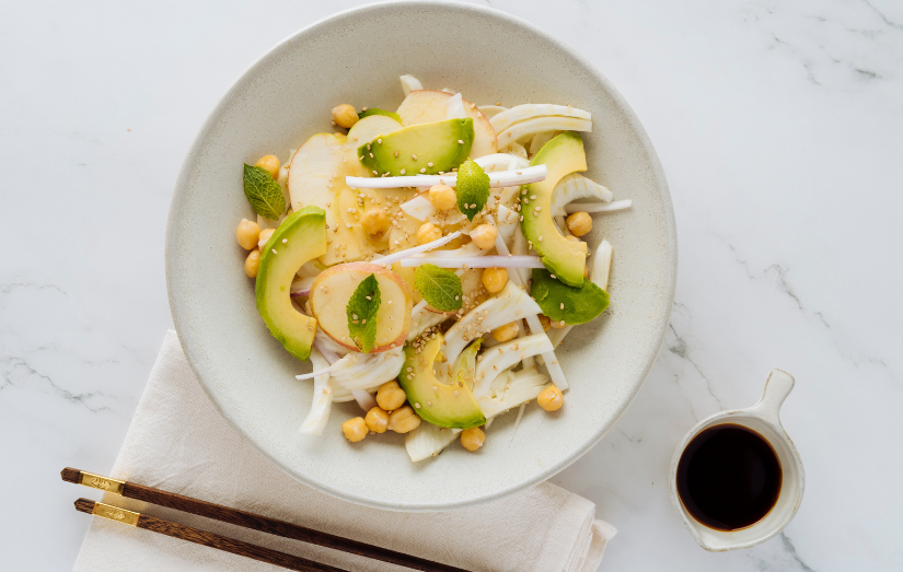 Asian Crunchy Fennel and Apple Salad