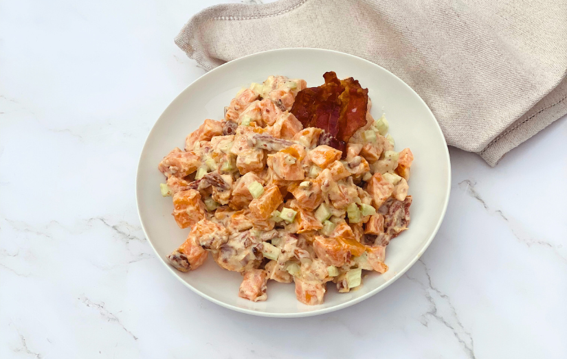 Smokey Honey Mustard Sweet Potato Salad