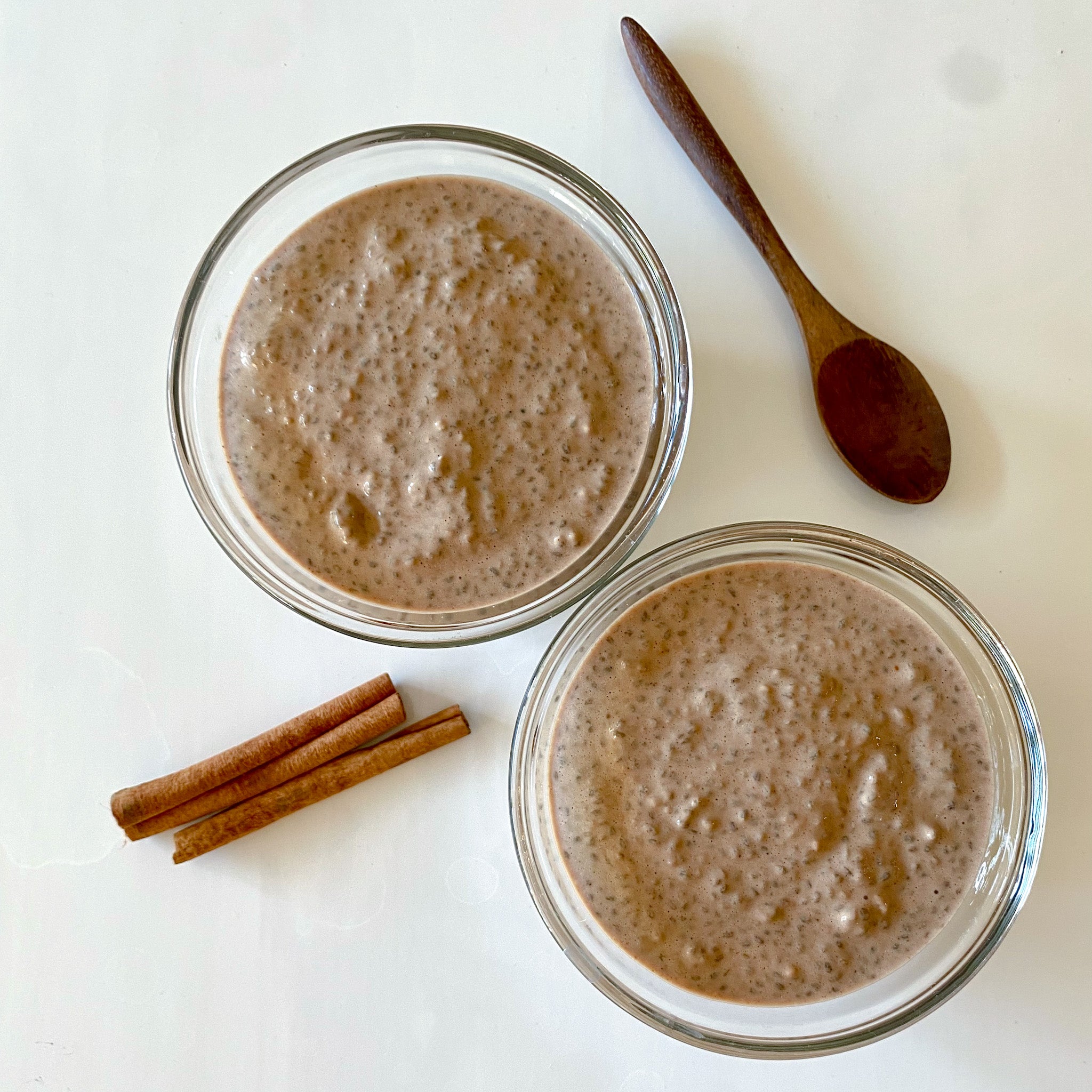 High Protein Chocolate Spiced Chia Pudding