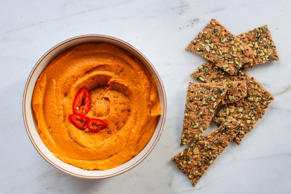 Curried Roasted Carrot Dip