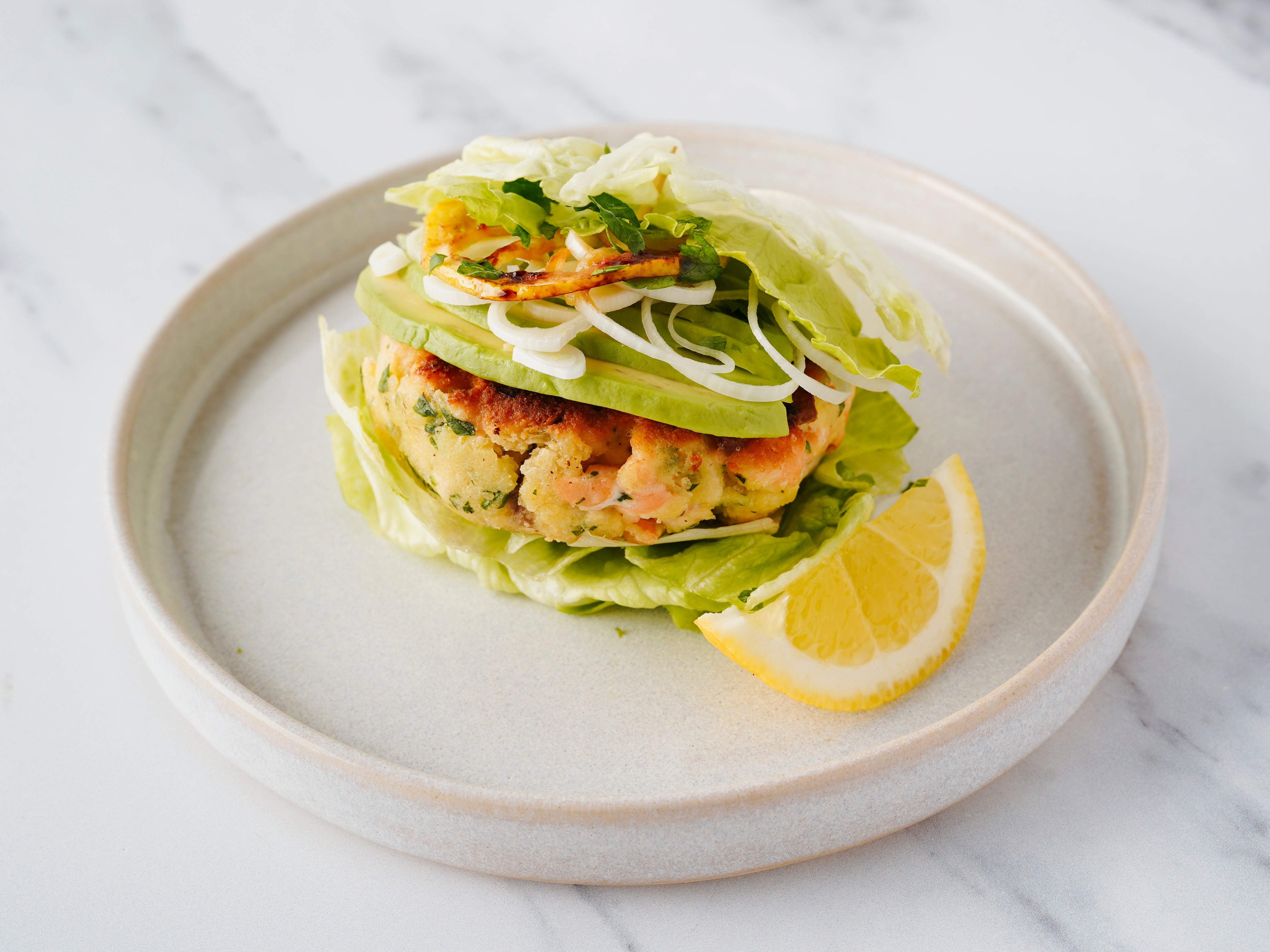 Lettuce Wrapped Salmon Burgers – Sarah Wragge Wellness