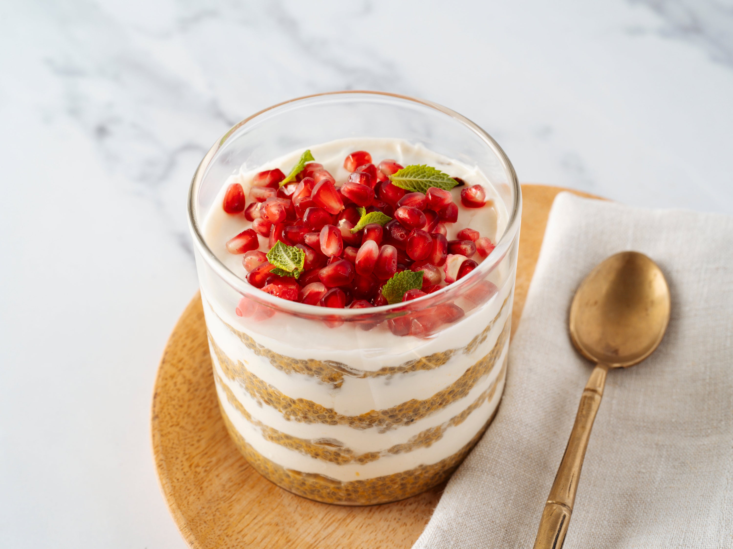 Pumpkin Spiced Cheesecake Chia Pudding