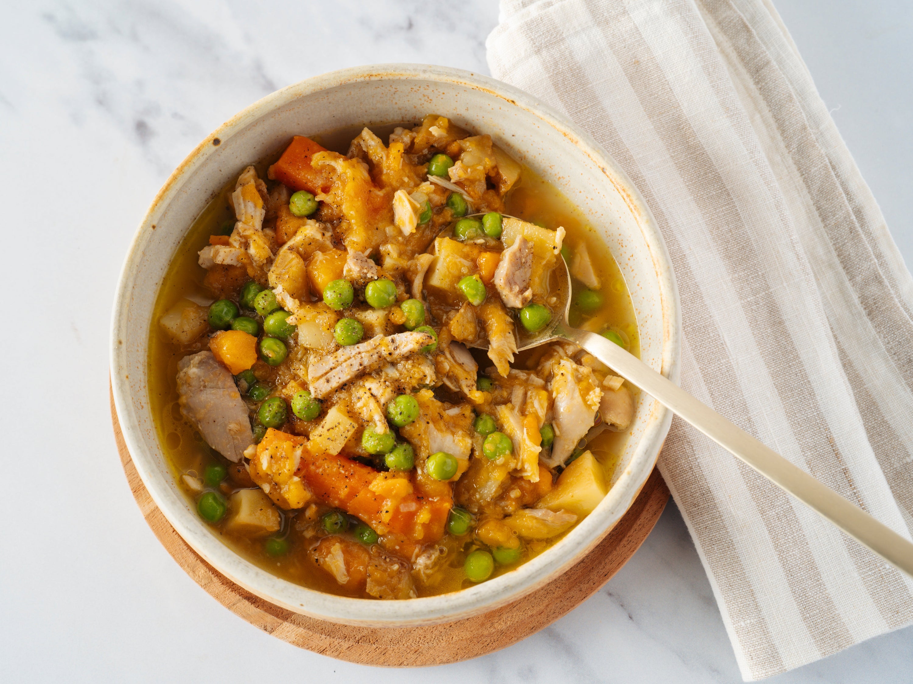 Slow Cooker Chicken and Sun-choke Pot Pie Stew