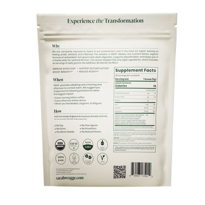 SWW® Alkalize Detoxifying Greens Powder
