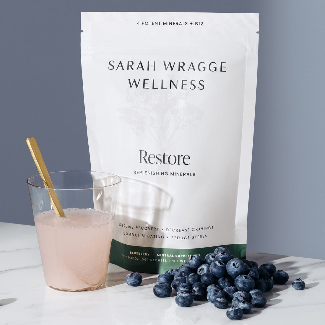 SWW™ Restore - Replenishing Minerals in a cup and in packaging