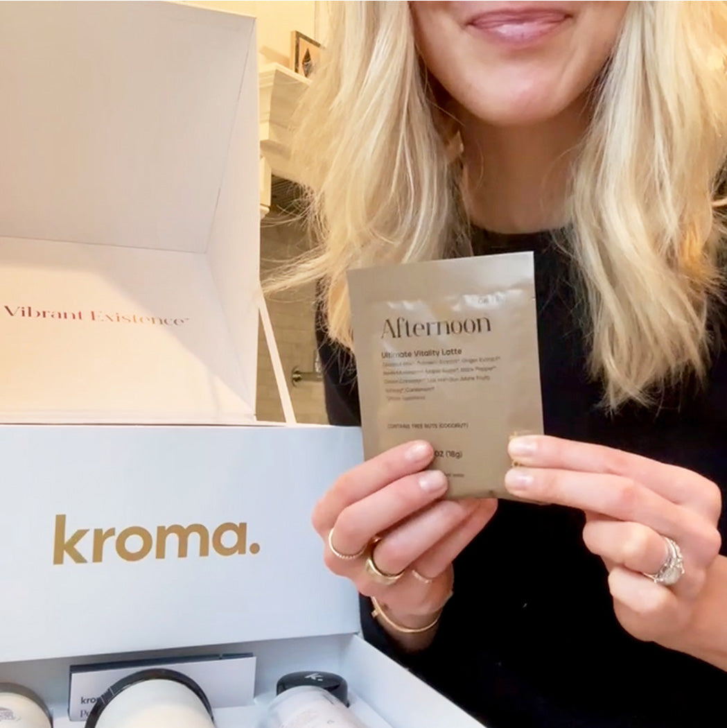 Sarah Wragge with Krom 5-Day Reset